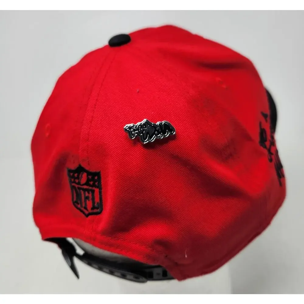 Houston Texans New Era Red/Black 2024 Inspire Change A-Frame 9FIFTY Snapback Hat